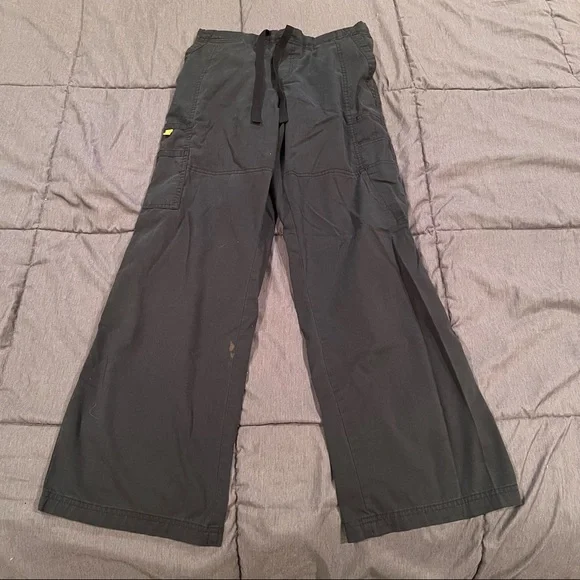 Four Pairs of Scrub Pants Sizes Small and Medium Nursing Medical Comfort Blue - Picture 9 of 16